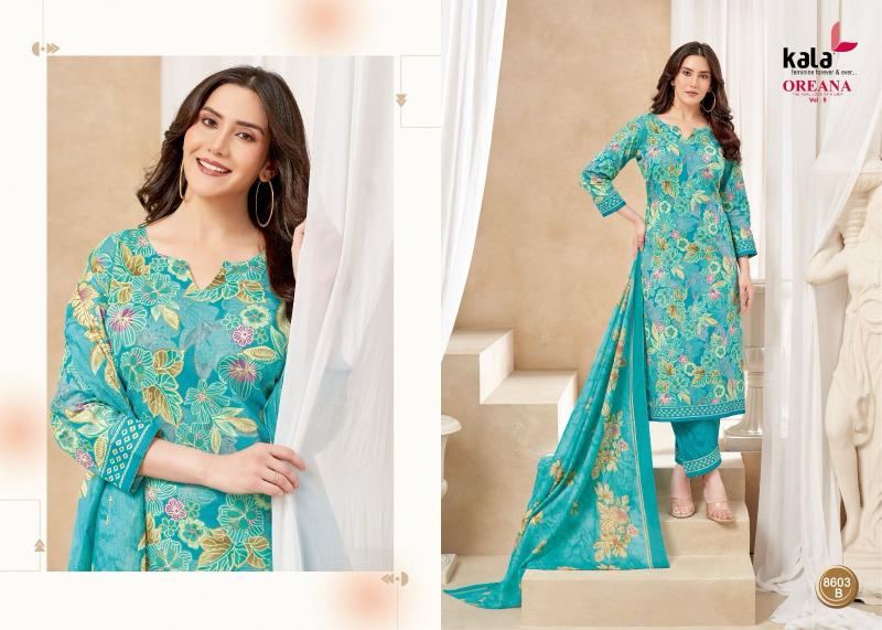 Kala oreana vol-9 cotton dress materials wholesale